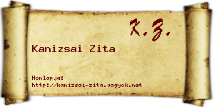 Kanizsai Zita névjegykártya